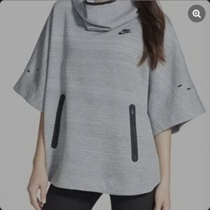 Nike Gray Poncho with Black Details